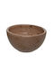 Kaemingk Round Ceramic Orange Serving Bowl with Diameter 9.5cm