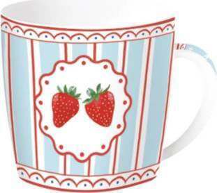 Marva Fruit Mania Erdbeere Tasse aus Porzellan Rote 350ml