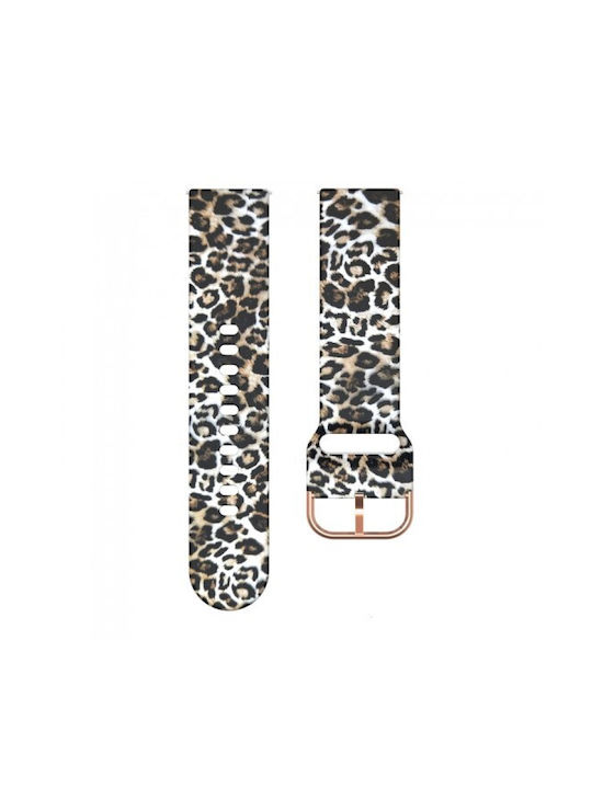 Strap Silicone Xiaomi Watch 5 47mm Leopard Pattern