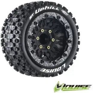 Louise Rc Anvelope Moi St-uphill 2.8 Negre Roți Beadlock 1/10 Stadium Truck 56868