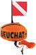 Beuchat Шамандура За Гмуркане Round Double Bag Buoy + Line