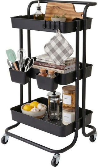 Relaxdays Lebensmittelregal Metallisch Schwarz Relaxdays Lebensmittelregal Metallisch Schwarz