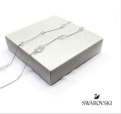 Αλυσιδα Swarovski Καρδια Διαφανη