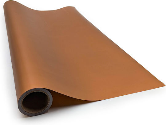 Florale Folie Eleganter Brauner Roll 58cm x 10m