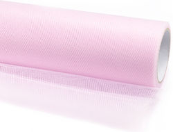 Smooth Tulle Light Pink 30cm X 9m 1pc