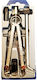 Precision Marking Compass 15.5cm Metallic Parallilo