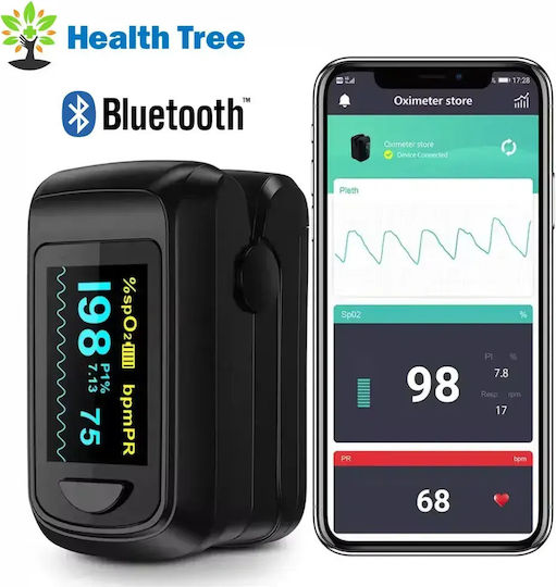 Παλμικό Οξύμετρο Δακτύλου με Bluetooth