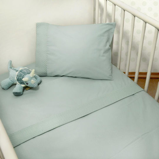 Baby Oliver Baby Bettlaken Set Angepasst Des 453 Grüne 110x170cm