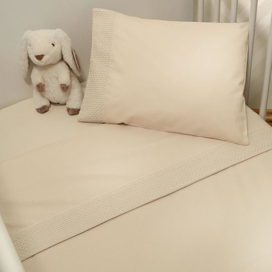 Baby Oliver Fitted Set Des. 454 Beige 110x170cm