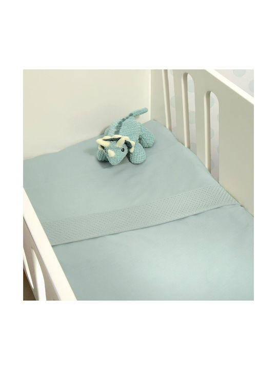 Baby Oliver Baby Bettlaken Set Für Wiege Baumwolle Des 453 Grüne 75x110cm