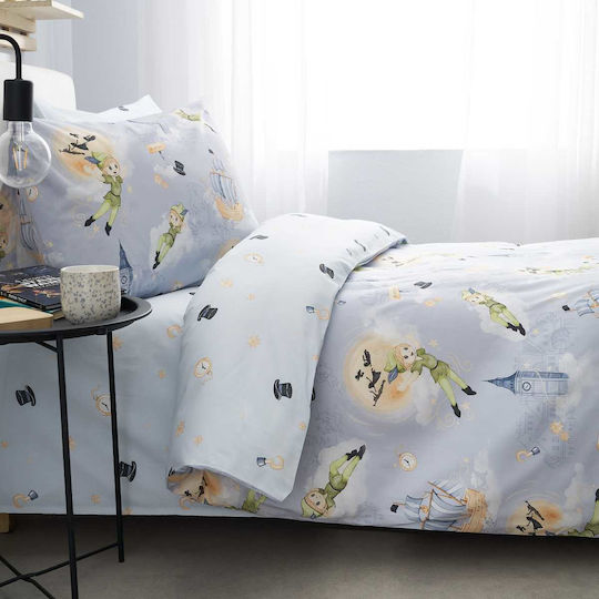 Vesta Home Kinderbettlaken Set Mit Gummizug Baumwolle Peter 100x200cm