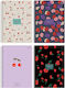 interDRUK Spiral School Notebook Ruled A4 60 Paper Sheets 2 Subjects Meadow (Various Designs)