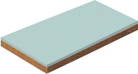 Greco Strom Crib Mattress Theseas with Memory Foam & Coconut Fiber 91x100cm