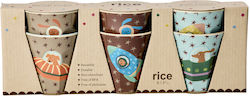 Rice 6τμχ Παιδικά Ποτηράκια 160ml
