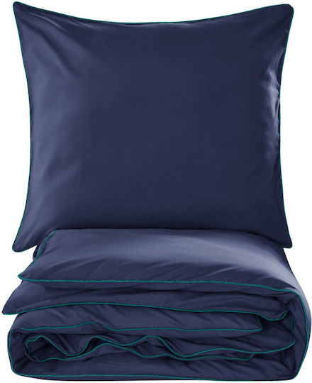 Cotton Market Σετ Υπέρδιπλη 220x200cm Navy