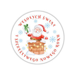 Christmas Stickers Candle No 10 4 Pieces
