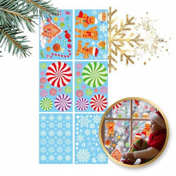 Ecarla Weihnachtsaufkleber Bunte Fensteraufkleber 6 Stücke 20x30cm Nkd14 Ecarla Weihnachtsaufkleber Bunte Fensteraufkleber 6 Stücke 20x30cm Nkd14