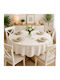 Pucioasa Τραπεζομάντηλο Βαμβακερό Beige 140x140εκ.
