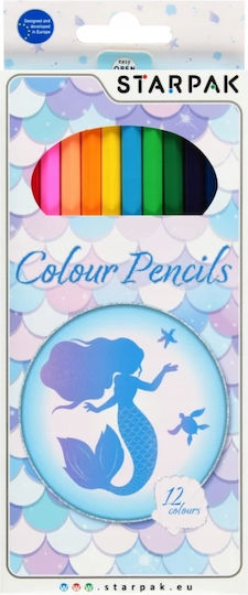 Wooden Colored Pencils 12 Colors Girls 1 Pc