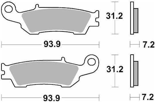 Sbs Brake Pads New Kh450 Off-road Carbon