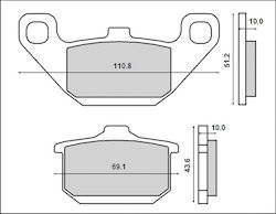 Tampoane De Frână Brenta Kh085 Organice Tampoane De Frână Brenta Kh085 Organice