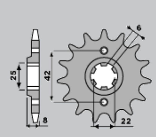 Pbr Vorderes Ritzel Jtf281 14 18nc Stahl Langlebig Robust Leichtgewicht