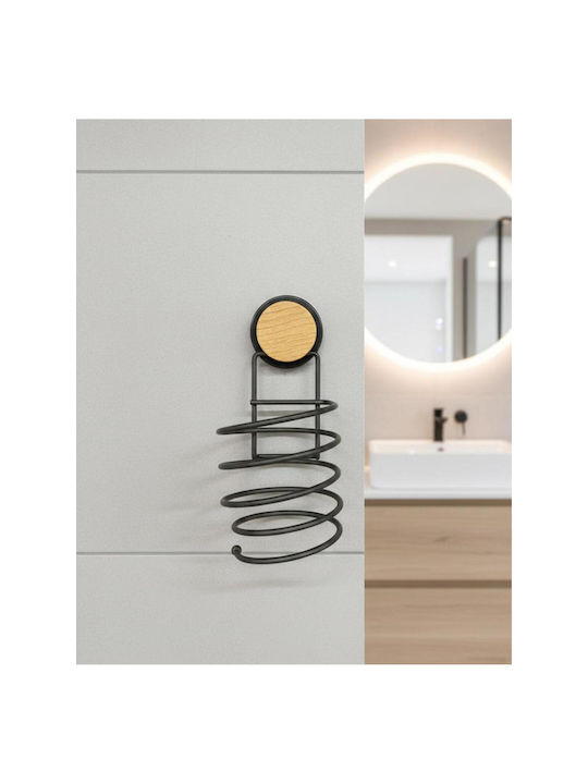 SteweHome Θήκη Οργάνωσης Ξύλινη Μαύρη 5210357050206