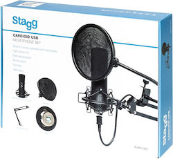 Stagg SUM45 Set Wired Microphone Shock Mounted