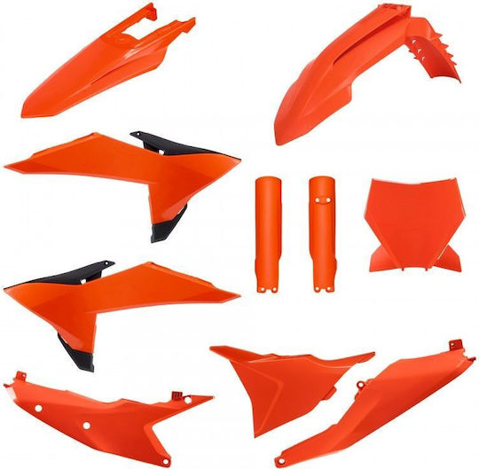Polisport Комплект Пластмаси За Ktm Sx Sxf Xc 25 26 Оранжев Издръжлив