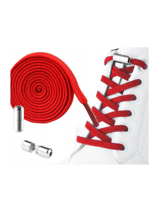 Ecarla Elastic No-tie Shoelaces Red Sdb01cze 2pcs