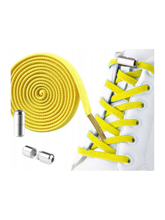 Ecarla Elastic No-tie Shoelaces Yellow 2pcs