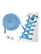 Ecarla Elastic No-tie Shoelaces Blue Sdb01n 2pcs