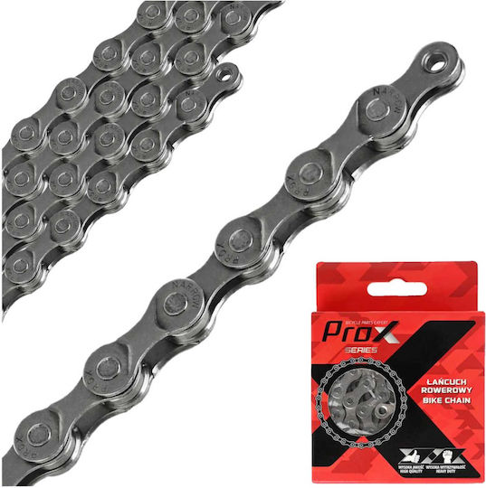 Pro-X Lanț Bicicletă 6 / 7 Viteze 116L Gri