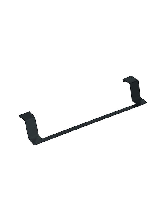 Deante Single Wall-Mounted Bathroom Rail with Screws Black