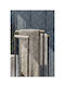 SteweHome Triple Wall-Mounted Bathroom Rail with Screws Black