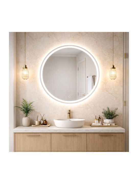 Savvopoulos Bathroom Mirror Led Touch 60x60cm