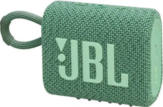 JBL Go 3 Αδιάβροχο Ηχείο Bluetooth 4.2W με Διάρκεια Μπαταρίας έως 5 ώρες Πράσινο