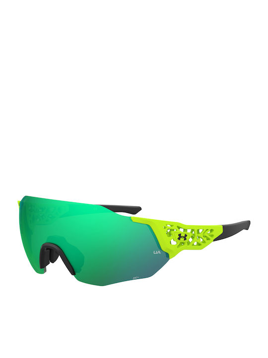 Under Armour Men's Sunglasses With Green Frame And Green Lens