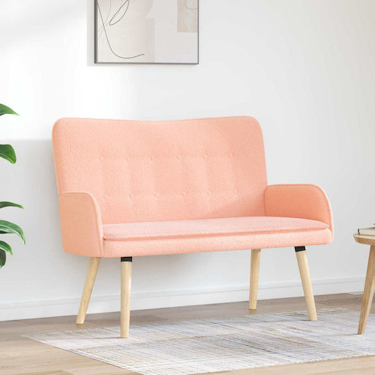 Doppelsitzer Sofa Rosa 115x61x87cm