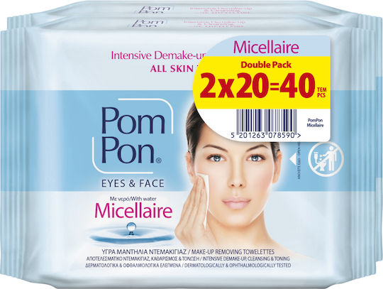 Pom Pon Micellaire Face & Eyes Προϊόν Καθαρισμού Προσώπου