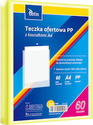 Pp Presentation Folder 60 Sleeves A4 Yellow Pp Presentation Folder 60 Sleeves A4 Yellow