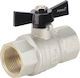 Ball Valve F-f Schmetterlings 1-2" Herkules