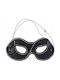 Venetian Spitze Augenmaske Schwarz Elegante Dame Karneval Masquerade Ball