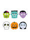 Halloween Monsters Paper Masks 24x23cm 6pcs