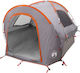 vidaXL Summer Camping Tunnel Car Tent Orange 20...