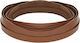 vidaXL Leather Brown Lace