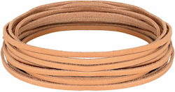 vidaXL Leather Brown Lace
