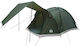 vidaXL Camping Tent Igloo Green for 4 People 398x260x177cm