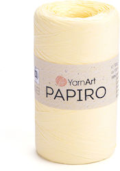 Yarnart Papiro 1313 Παστέλ Κίτρινο Νήμα Πλεξίμα...