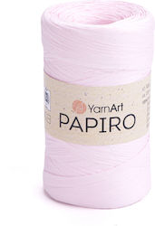 Yarnart Papiro 1318 Ροζ Νήμα Πλεξίματος 100% Ra...